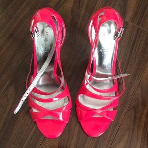 Hot Pink Sandal Heels